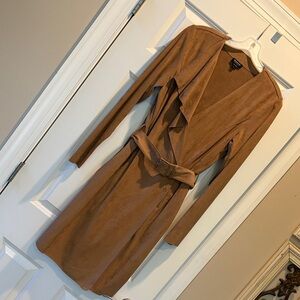 Worth New York Camel Wrap Dress small